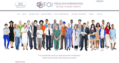 Desktop Screenshot of focusonintervention.com